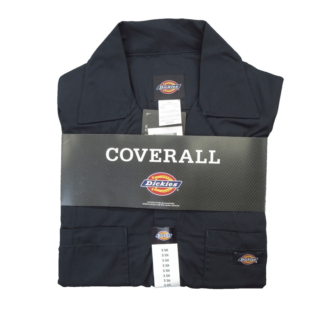 Dickies Coverall Mens Small Short Sleeve Workwear Uniform Stain Release New